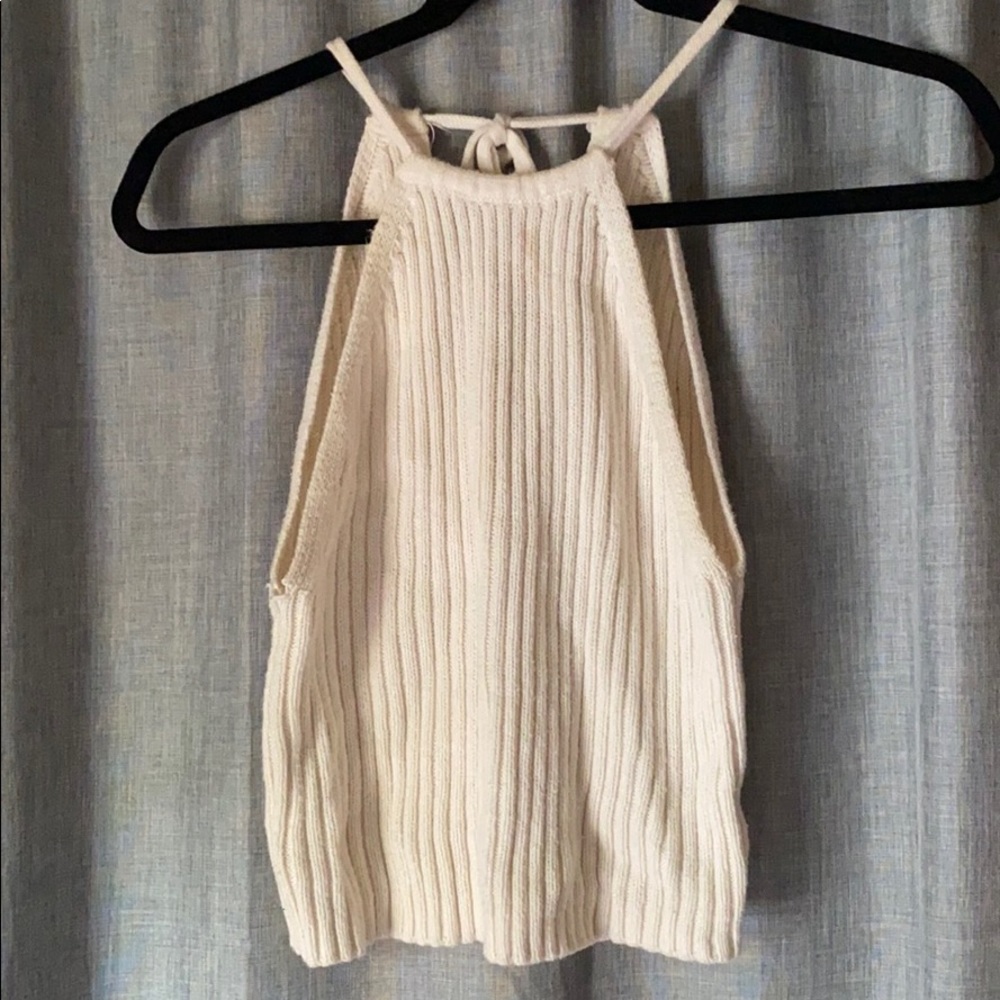 White tank top